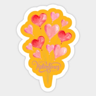 Happy Valentines day Sticker